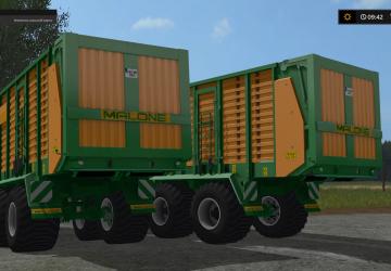 Malone Silage Wagon version 2.0 for Farming Simulator 2017 (v1.5.1.0)