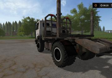 MAZ 504 Timber Truck version 1.0.0.0 for Farming Simulator 2017 (v1.5.3.1)