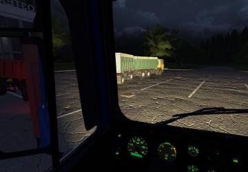 MAZ-5516A2 + MAZ-856101 Trailer version 1.0.0.1 for Farming Simulator 2017 (v1.5.3.1)