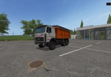 MAZ 5516V with Sleeper Cab version 1.0 for Farming Simulator 2017