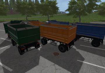 MAZ-5551A2-4327 + MAZ-8571 Trailer version 1.0.0.1 for Farming Simulator 2017 (v1.5.3.1)