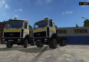 MAZ 6425/6317 6x6 version 1.0 for Farming Simulator 2017