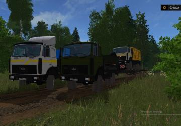 MAZ 6425/6317 6x6 version 1.0 for Farming Simulator 2017