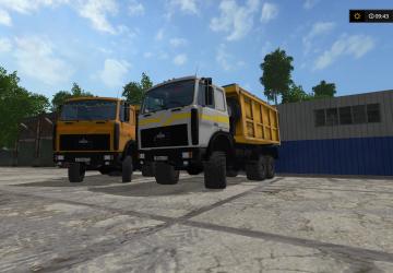MAZ 6425/6317 6x6 version 1.0 for Farming Simulator 2017