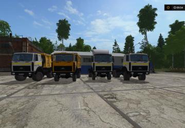 MAZ 6425/6317 6x6 version 1.0 for Farming Simulator 2017