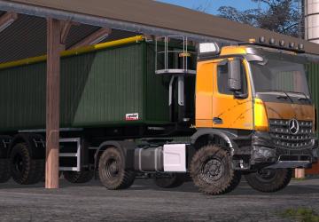 Mercedes-Benz Arocs Agrar version 1.2.0.0 for Farming Simulator 2017 (v1.5.x)