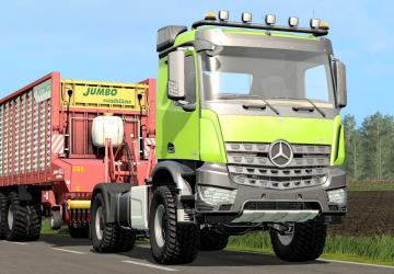 Mercedes-Benz Arocs Agrar version 1.2.0.0 for Farming Simulator 2017 (v1.5.x)
