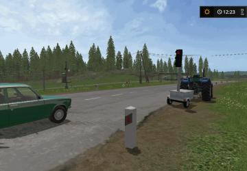 Mobile Traffic Light version 1.0 for Farming Simulator 2017 (v1.5.3.1)
