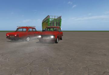 Moskvich 412 (Red) version 1.0 for Farming Simulator 2017 (v1.5.3.1)