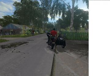 Ural M-67 Motorcycle with Sidecar version 1.0 for Farming Simulator 2017 (v1.5.x)