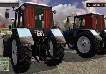 MTZ-1221 Belarus Blue version 2.0 for Farming Simulator 2017 (v1.5.3.1)