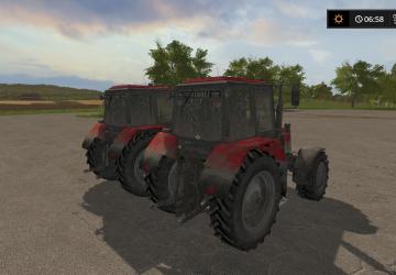 MTZ 1221 Old Red version 2.2 for Farming Simulator 2017 (v1.5.3.1)