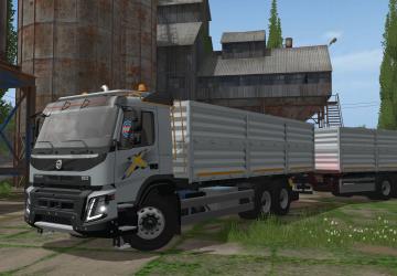 Pack Volvo FMX version 1.0.0.0 for Farming Simulator 2017 (v1.5.x)
