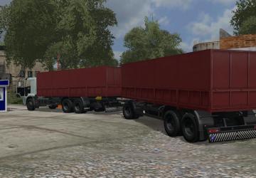 KamAZ Flatbed Pack version 1.0 for Farming Simulator 2017 (v1.5x)