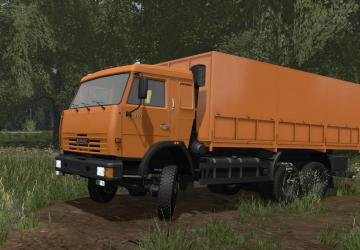 KamAZ Flatbed Pack version 1.0 for Farming Simulator 2017 (v1.5x)