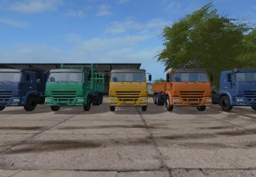 KamAZ Pack version 1.1.0.0 for Farming Simulator 2017 (v1.5.x)