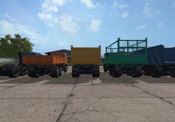 KamAZ Pack version 1.1.0.0 for Farming Simulator 2017 (v1.5.x)