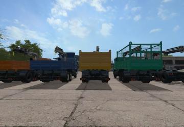 KamAZ Manipulator Pack version 1.0.1.0 for Farming Simulator 2017 (v1.5.x)