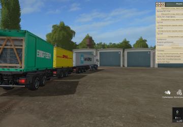 Container Pack version 4.0.1A UPDATE for Farming Simulator 2017 (v1.5.x)