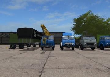 MAZ-500 Pack version 1.0 for Farming Simulator 2017 (v1.5.x)