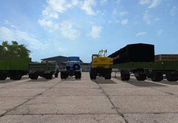 MAZ-500 Pack version 1.0 for Farming Simulator 2017 (v1.5.x)