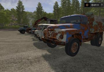 Destroyed Vehicles Pack version 1.0 for Farming Simulator 2017 (v1.5.3.1)