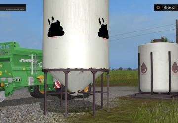 Placeable Refill Tanks version 1.0 for Farming Simulator 2017 (v1.5.1.0)