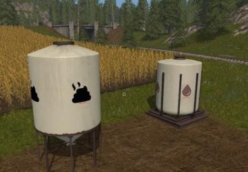 Placeable Refill Tanks version 1.0 for Farming Simulator 2017 (v1.5.1.0)