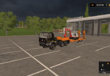 Poclain 35 Crawler Excavator version 1.0 for Farming Simulator 2017 (vv1.5.3.1)