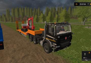 Poclain 35 Crawler Excavator version 1.0 for Farming Simulator 2017 (vv1.5.3.1)