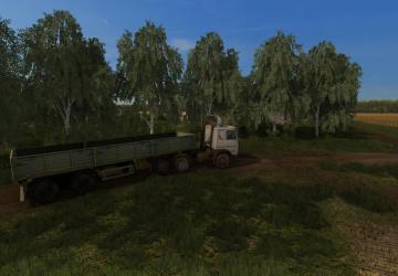 MAZ 9380 Semi-Trailer version 1.0 for Farming Simulator 2017 (v1.5.3.0)