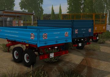 PTS-4.5 Burlak Semi-Trailer version 1.0.0.0 for Farming Simulator 2017 (v1.5)