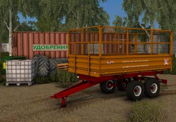 PTS-4.5 Burlak Semi-Trailer version 1.0.0.0 for Farming Simulator 2017 (v1.5)