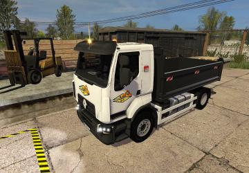 Renault D18 Benne version 1.0 for Farming Simulator 2017 (v1.5.3.1)