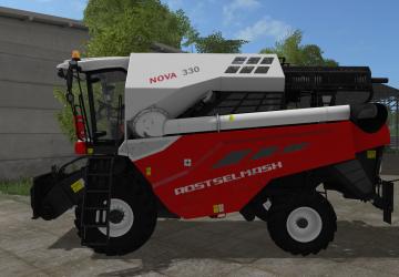 Rostselmash Nova 330 version 1.0.0 for Farming Simulator 2017 (v1.5.x)