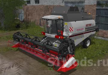 Rostselmash Vector 410 Wheeled / Vector 450 Tracked Plus v1.1 for Farming Simulator 2017 (v1.5)