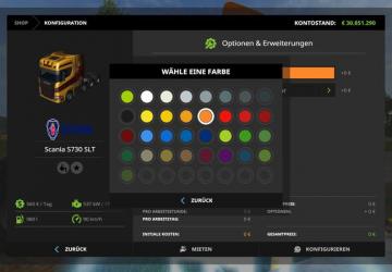 SCANIA S730 version 0.1 for Farming Simulator 2017 (v1.5.3.1)