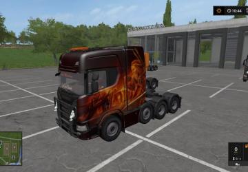 SCANIA S730 version 0.1 for Farming Simulator 2017 (v1.5.3.1)