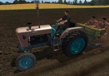 Semi-automatic potato planter version 1.0 for Farming Simulator 2017 (v1.5.3.1)