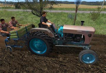 Semi-automatic potato planter version 1.0 for Farming Simulator 2017 (v1.5.3.1)