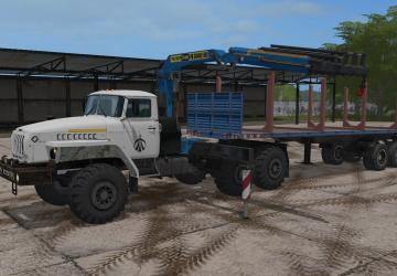 Ural-43202 Crane Manipulator Unit version 1.0 for Farming Simulator 2017 (v1.5.x)