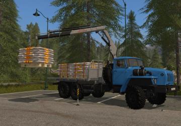 Ural-4320-60 Manipulator version 1.0.1.1 for Farming Simulator 2017 (vv1.5x)