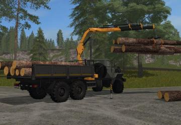 Ural-4320-60 Manipulator version 1.0.1.1 for Farming Simulator 2017 (vv1.5x)