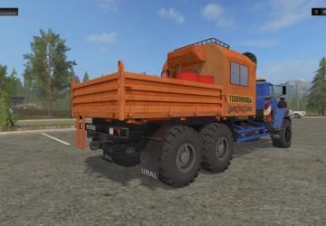 Ural 4320 Emergency Crane Manipulator Unit v1.0 for Farming Simulator 2017 (v1.5.3.1)