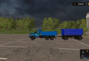 Ural NEXT 6x4 Dump Truck version 1.0 for Farming Simulator 2017 (v1.5.3.1)