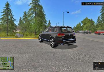 Volkswagen Touareg version 1.1 for Farming Simulator 2017 (v1.5.3.1)
