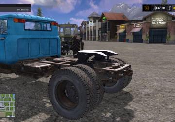 ZIL-130 Flatbed and Tractor Truck version 1.0 for Farming Simulator 2017 (v1.5.3.1)