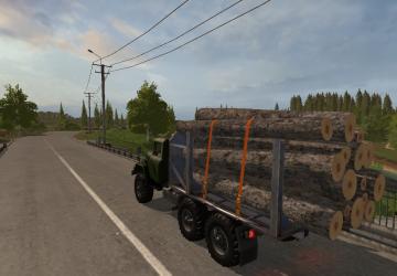 ZiL 131 Logging Truck version 2.0 for Farming Simulator 2017 (vv1.5.x)