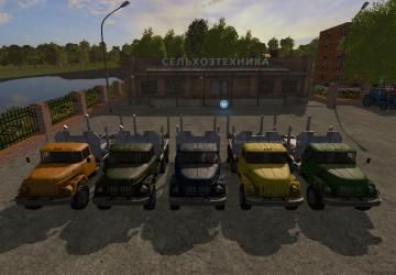 ZiL 131 Logging Truck version 2.0 for Farming Simulator 2017 (vv1.5.x)