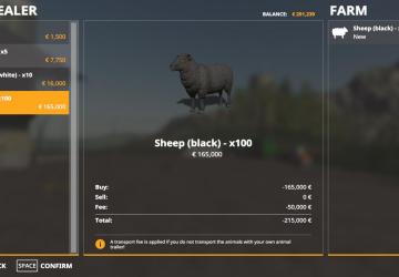 Animal Species version 2.0 for Farming Simulator 2019 (v1.2.0.1)